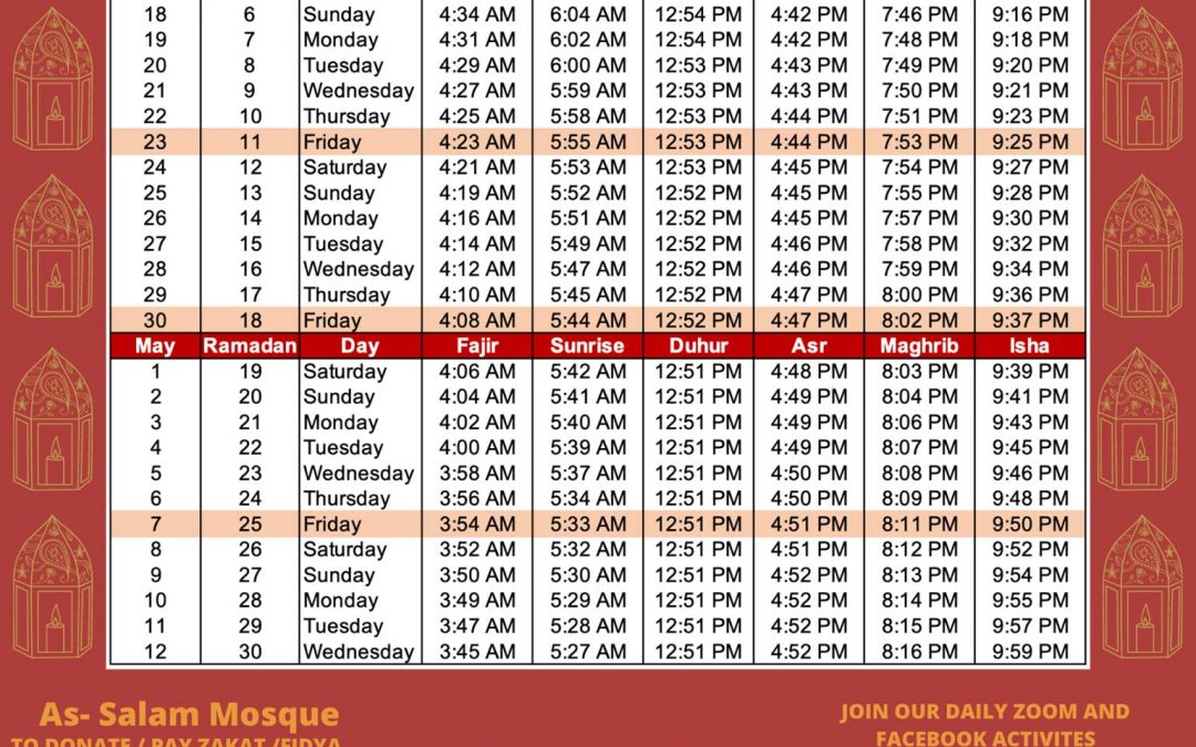 2021 / 1442 Ramadan Moubarak